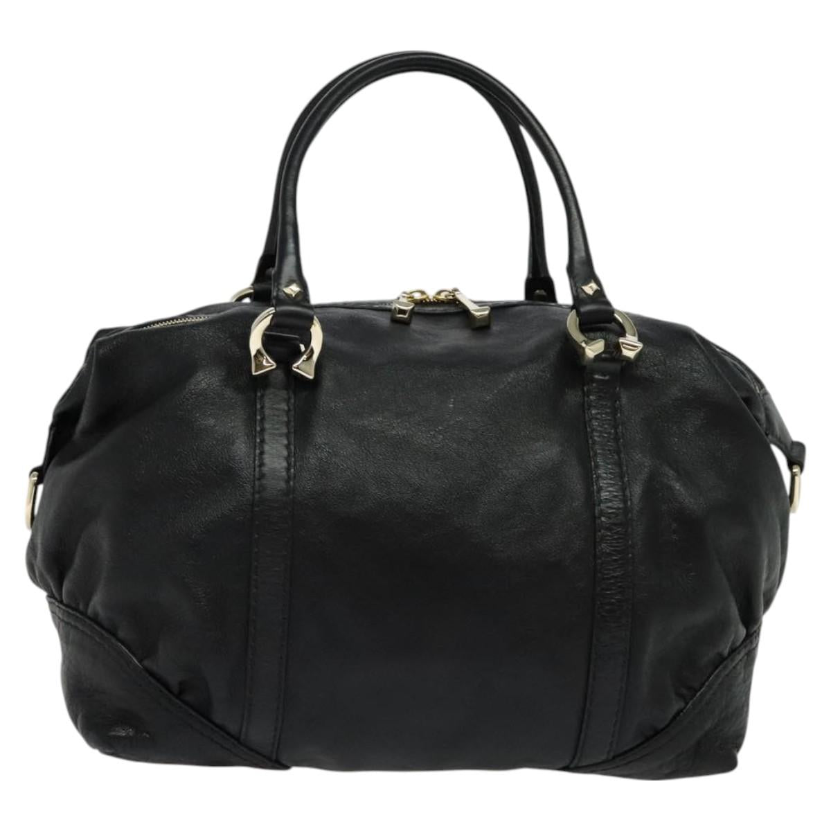 Gucci Black Leather Tote