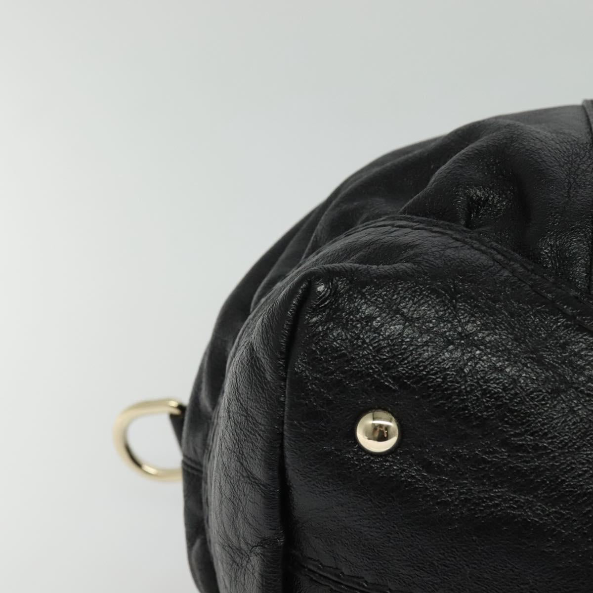 Gucci Black Leather Tote