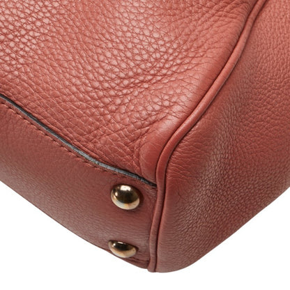 Gucci Pink Leather Bamboo
