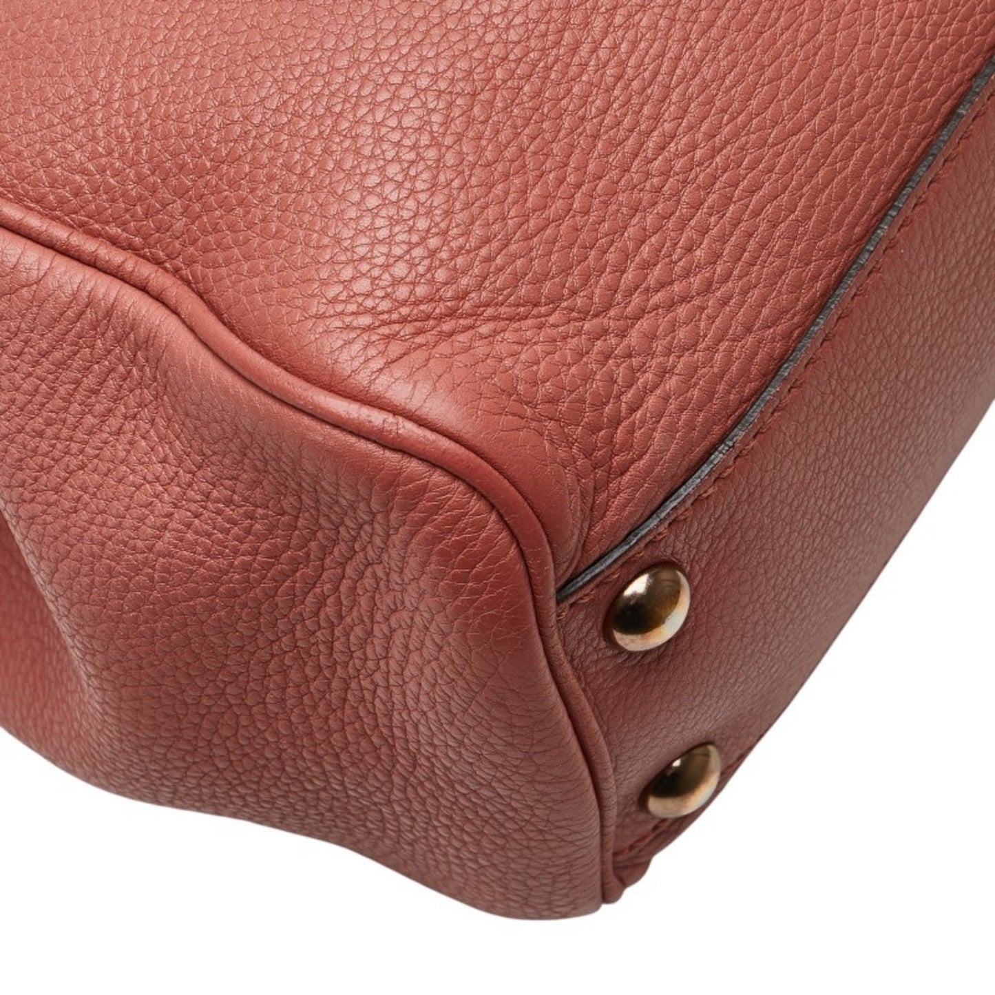 Gucci Pink Leather Bamboo