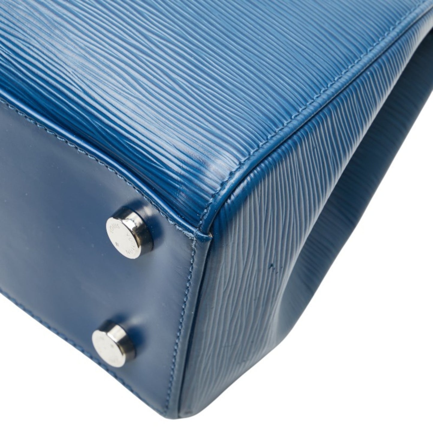 Louis Vuitton Blue Leather Blair