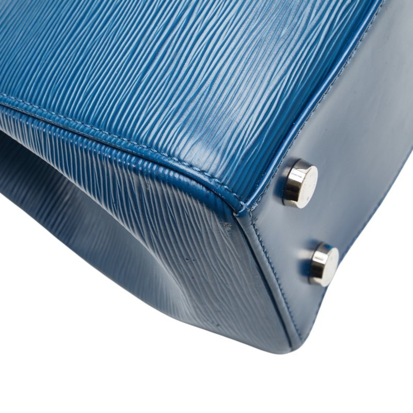 Louis Vuitton Blue Leather Blair