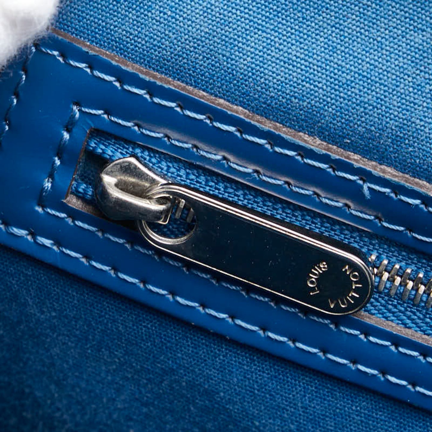 Louis Vuitton Blue Leather Blair