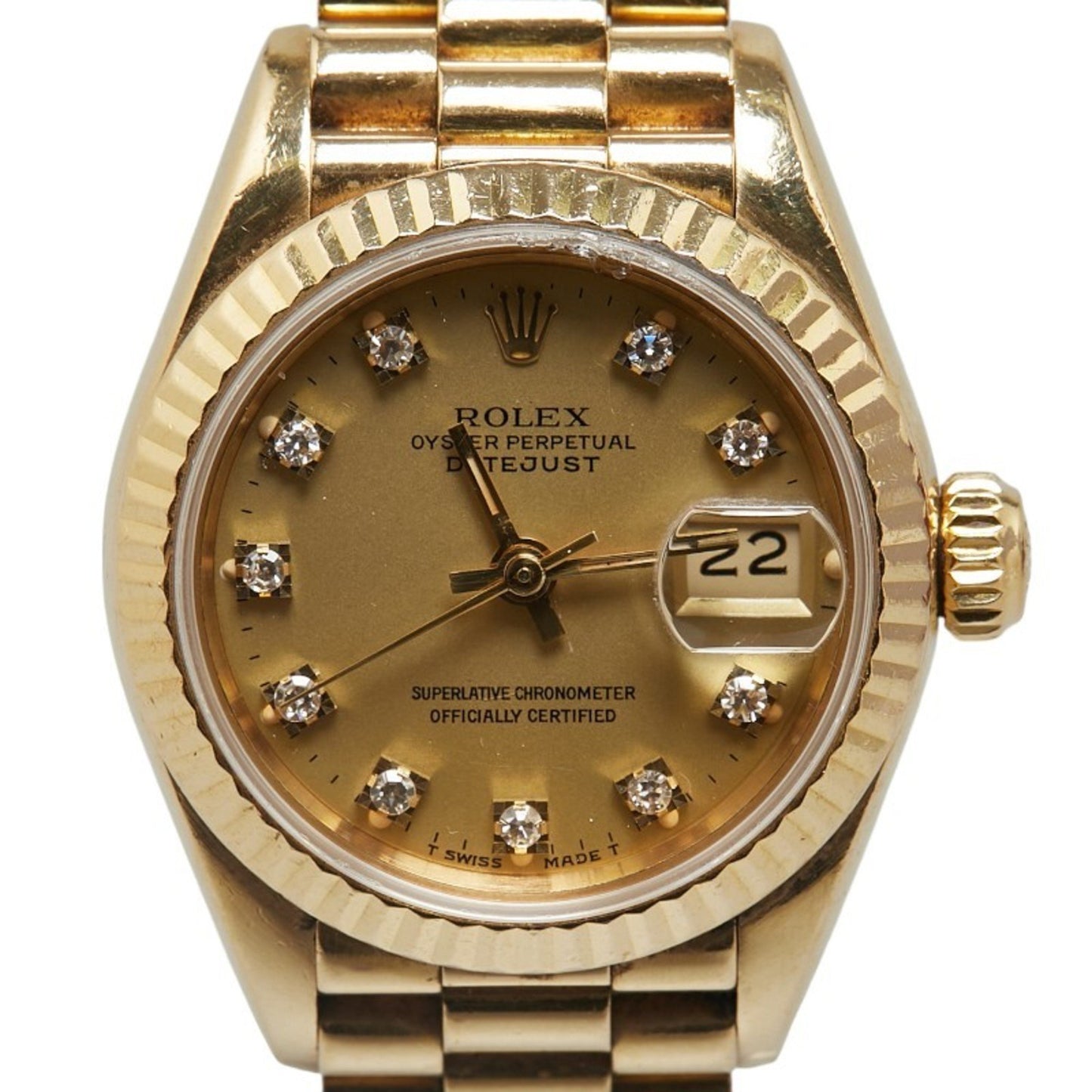Rolex Gold Yellow Gold Datejust