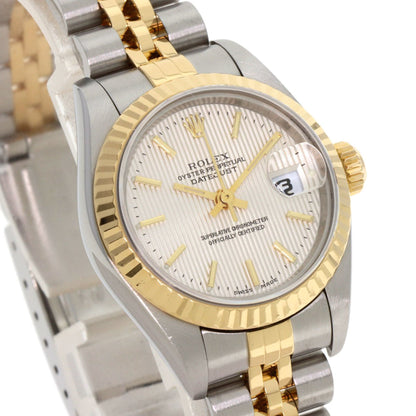 Rolex White Gold And Steel Datejust