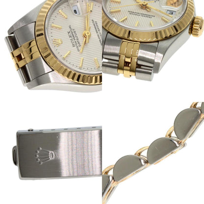Rolex White Gold And Steel Datejust