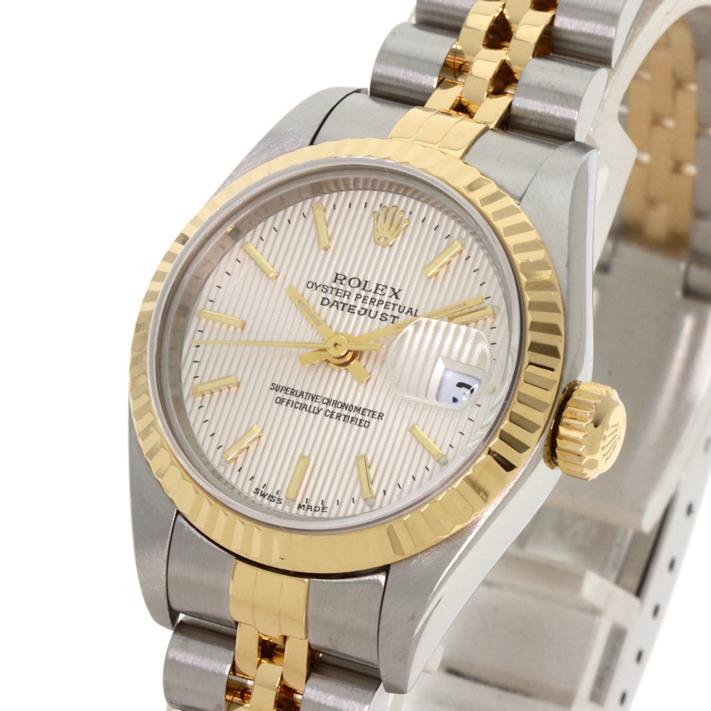 Rolex White Gold And Steel Datejust