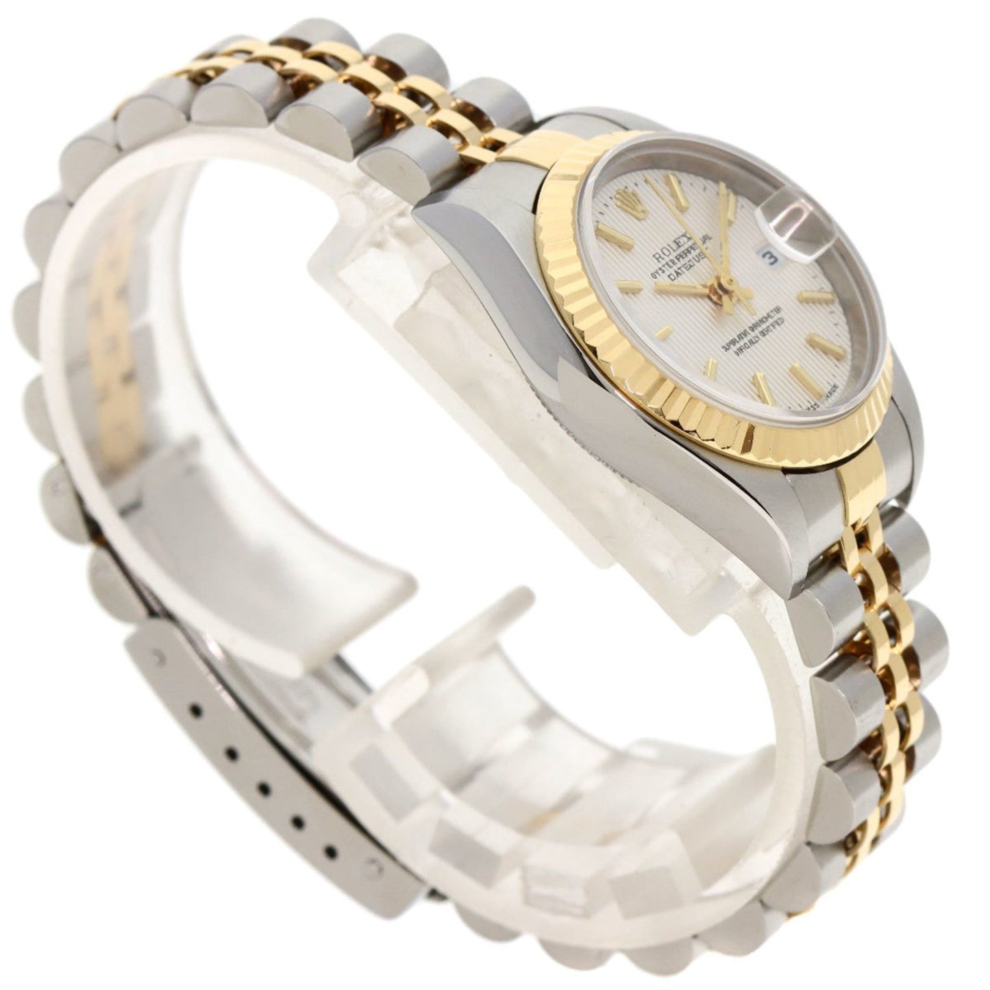 Rolex White Gold And Steel Datejust