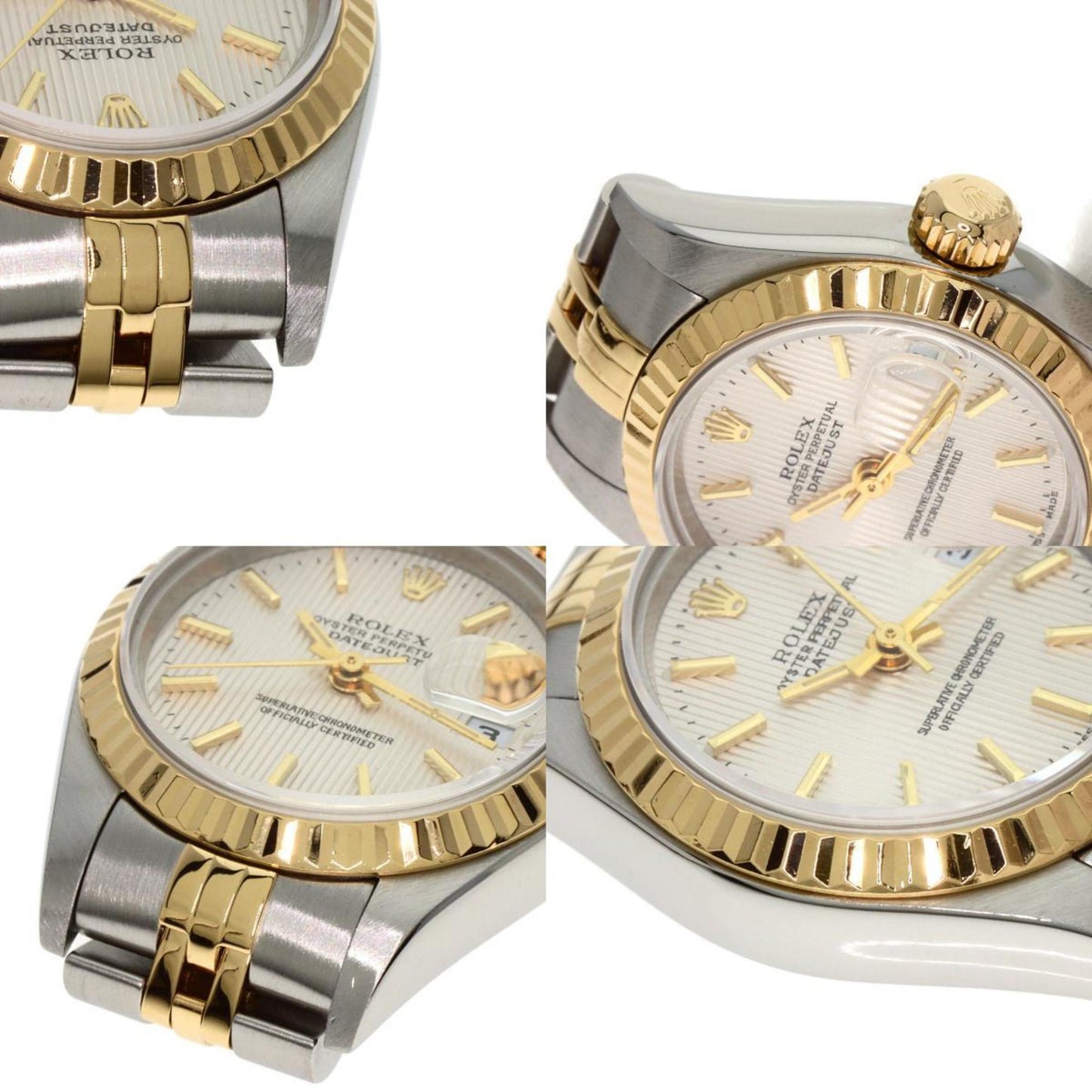 Rolex White Gold And Steel Datejust