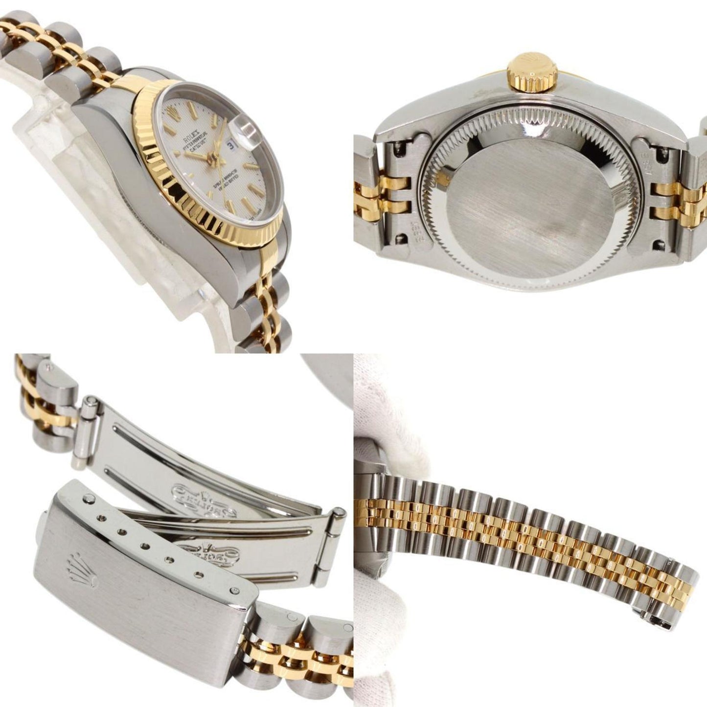 Rolex White Gold And Steel Datejust