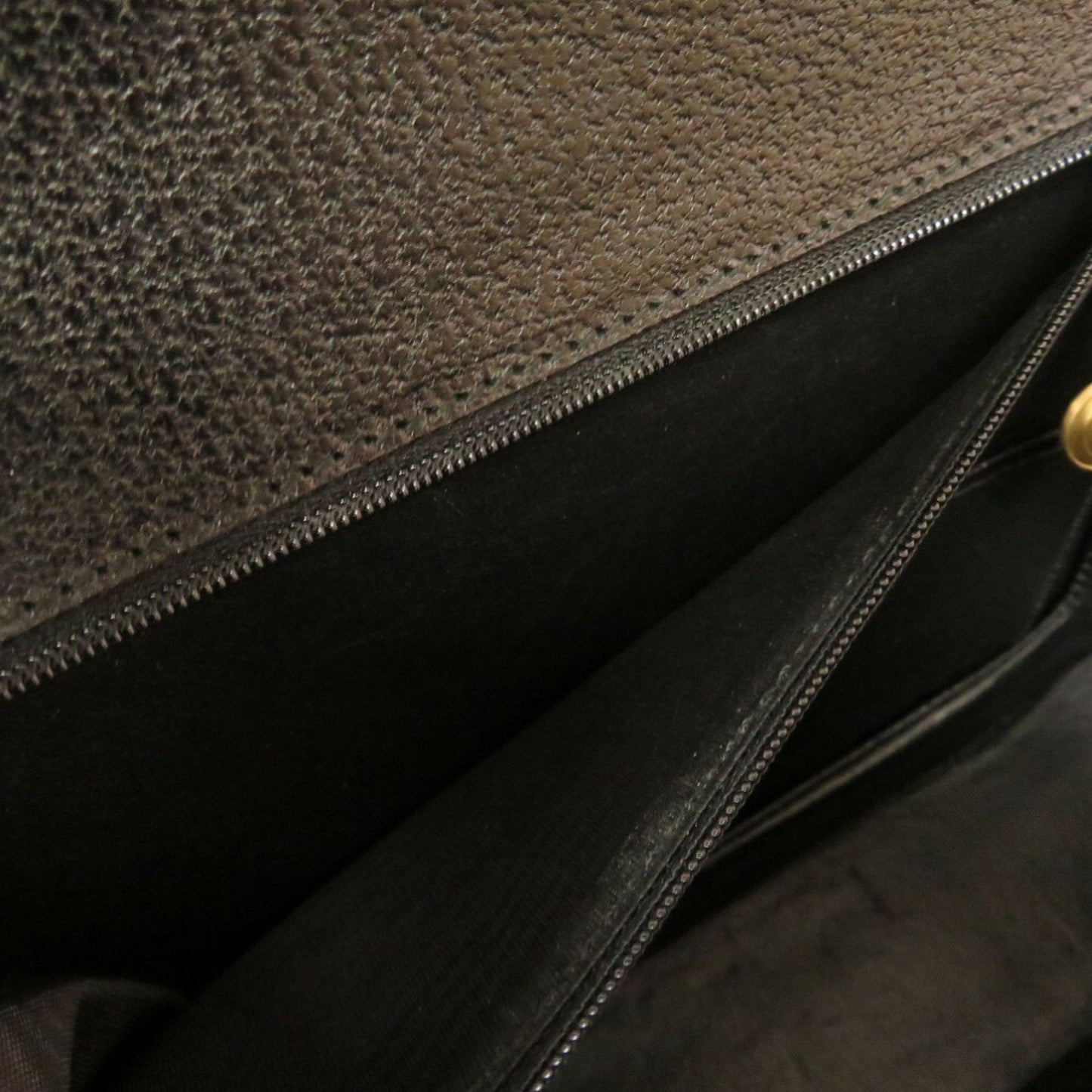Gucci Black Leather Bamboo