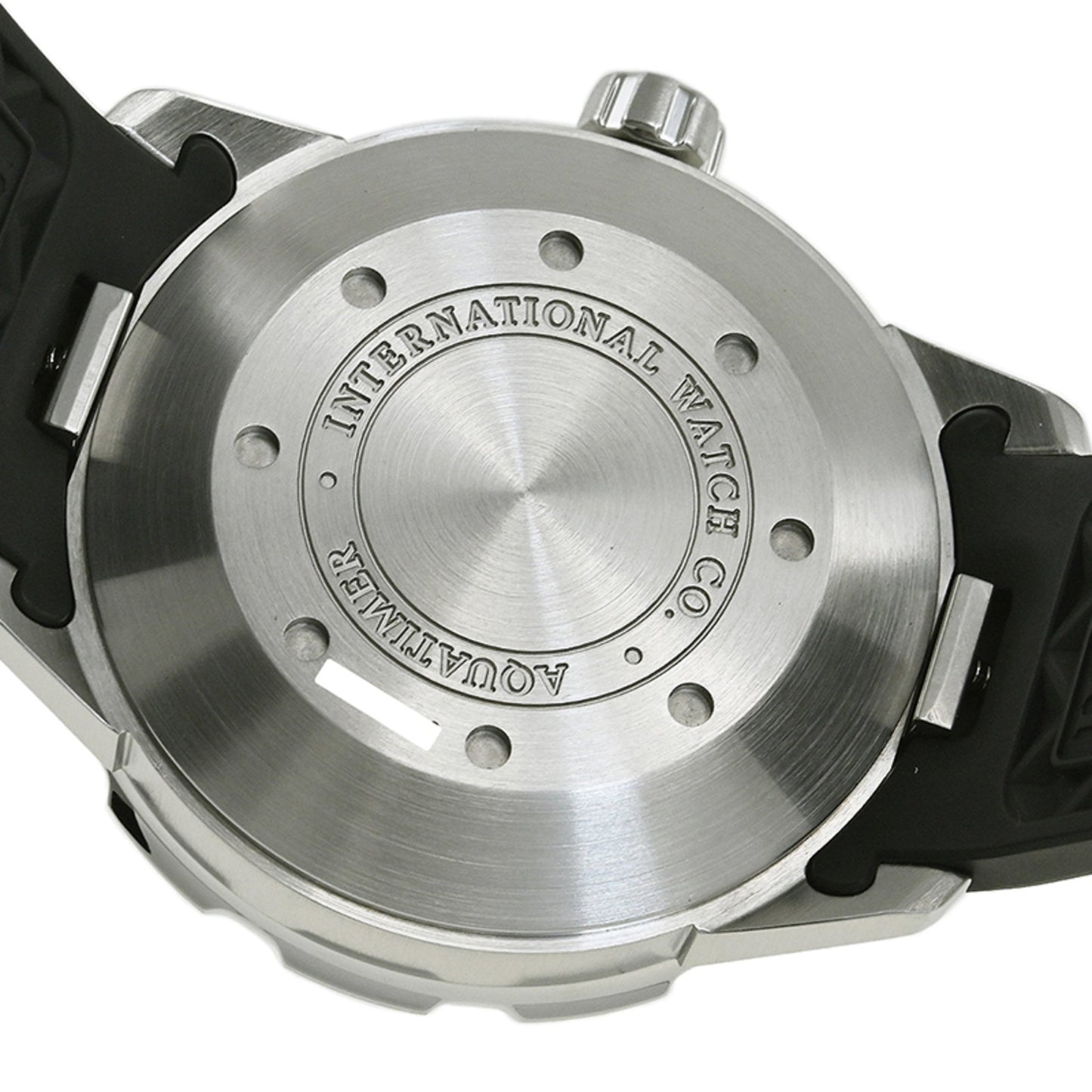 Iwc Schaffhausen Black Steel Watch