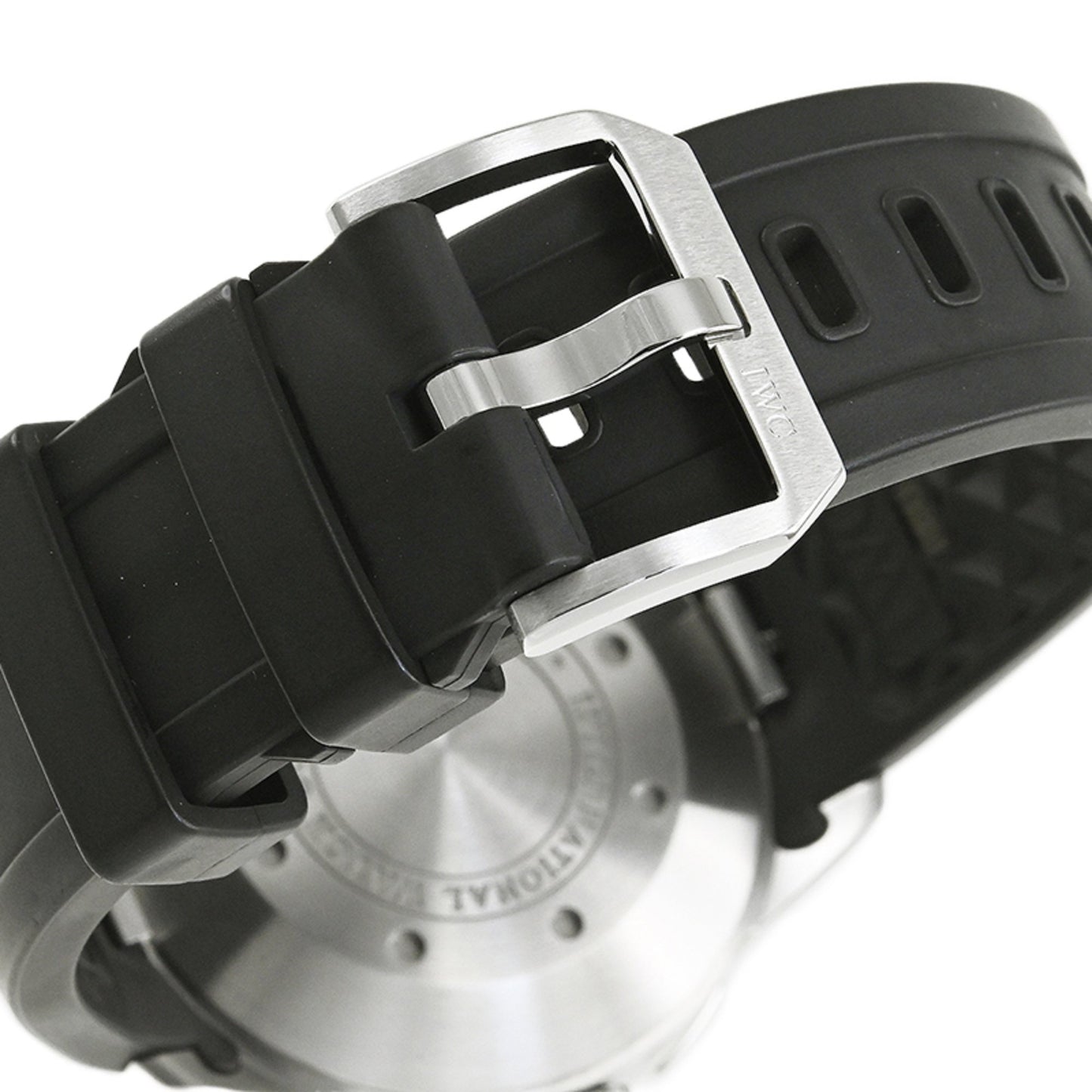 Iwc Schaffhausen Black Steel Watch
