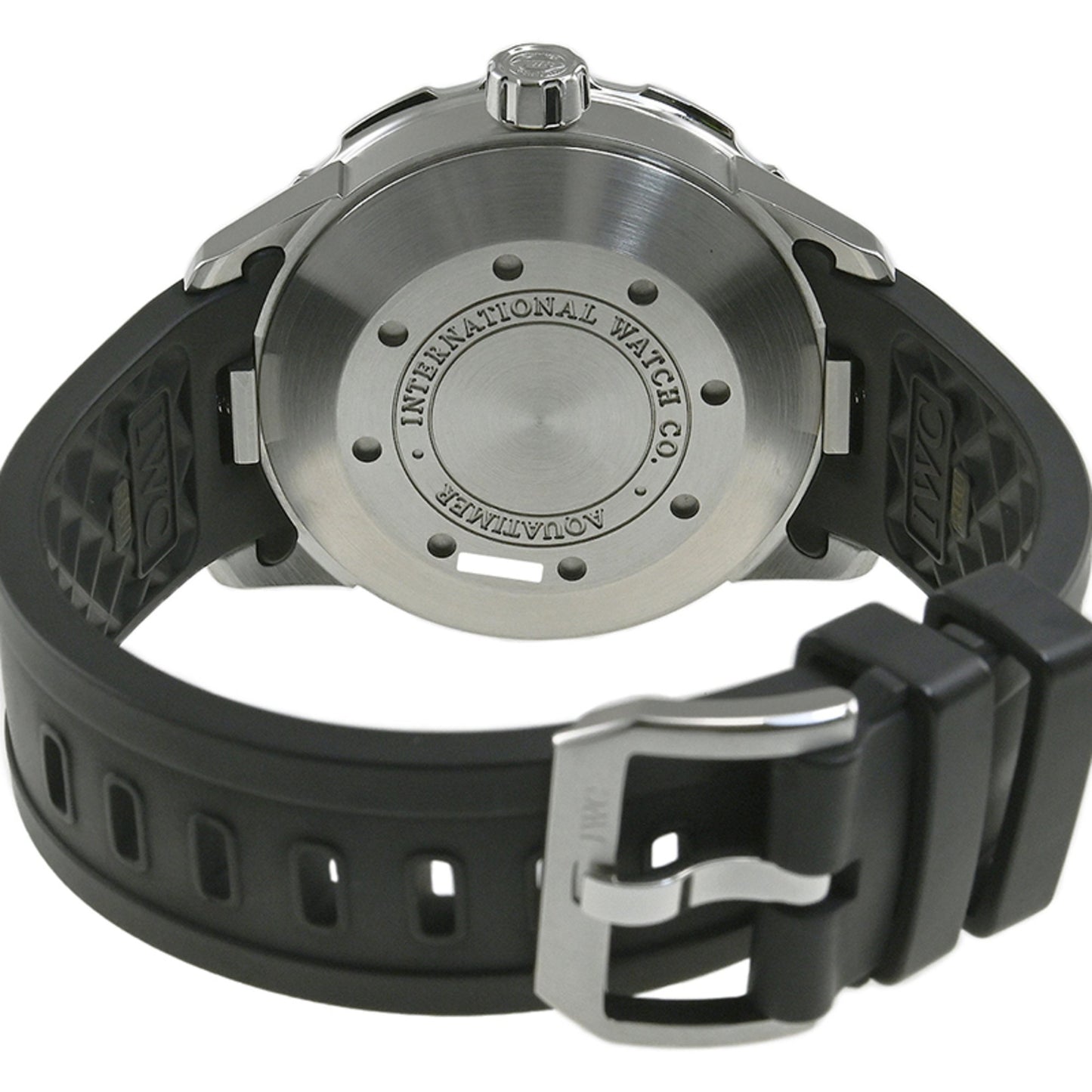 Iwc Schaffhausen Black Steel Watch