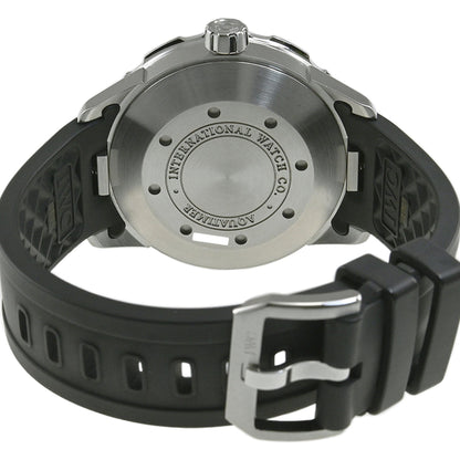 Iwc Schaffhausen Black Steel Watch