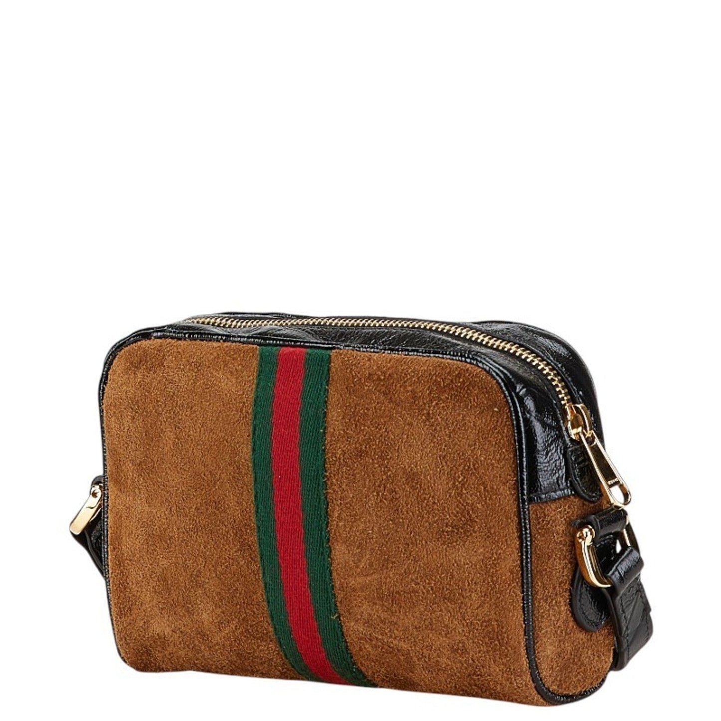 Gucci Brown Suede Ophidia