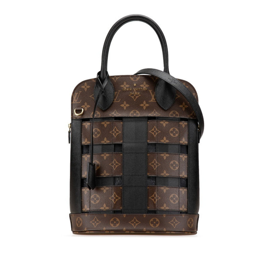 Louis Vuitton Brown Canvas Tressage Tote