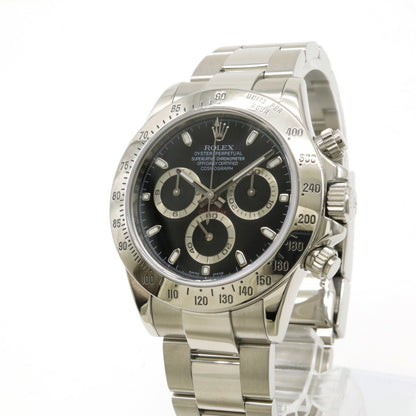 Rolex Black Steel Daytona
