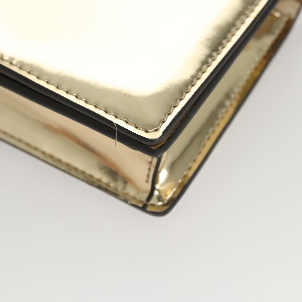 Versace Gold Patent Leather Shoulder