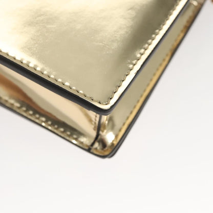 Versace Gold Patent Leather Shoulder