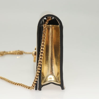 Versace Gold Patent Leather Shoulder