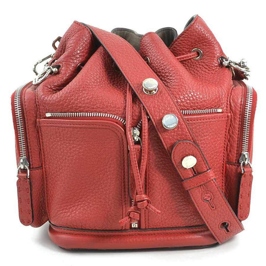 Fendi Red Leather Mon Trésor