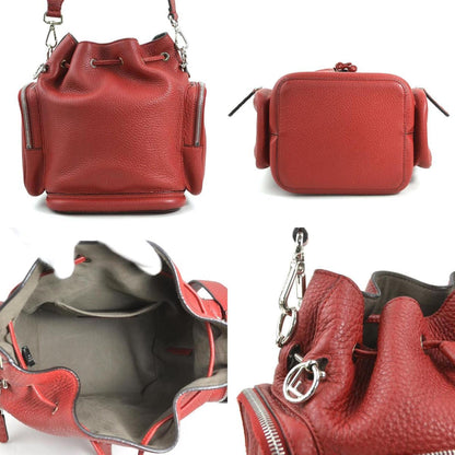 Fendi Red Leather Mon Trésor