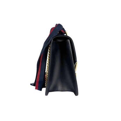 Gucci Black Leather Sylvie