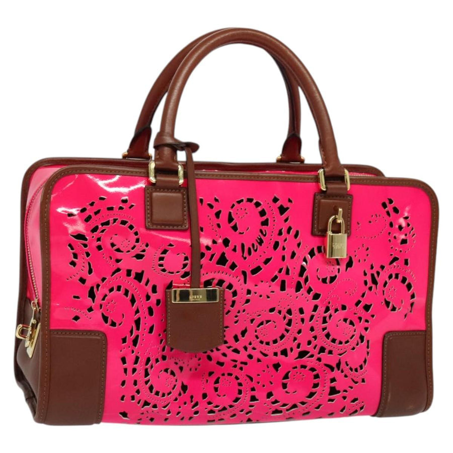 Loewe Pink Patent Leather Amazona