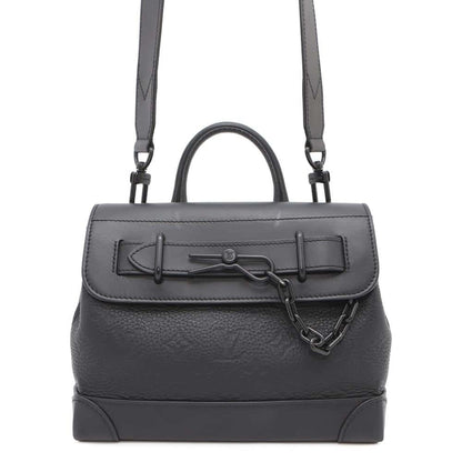 Louis Vuitton Black Leather Steamer