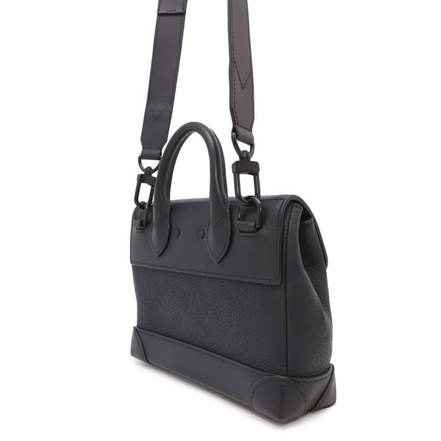 Louis Vuitton Black Leather Steamer