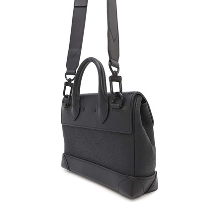 Louis Vuitton Black Leather Steamer