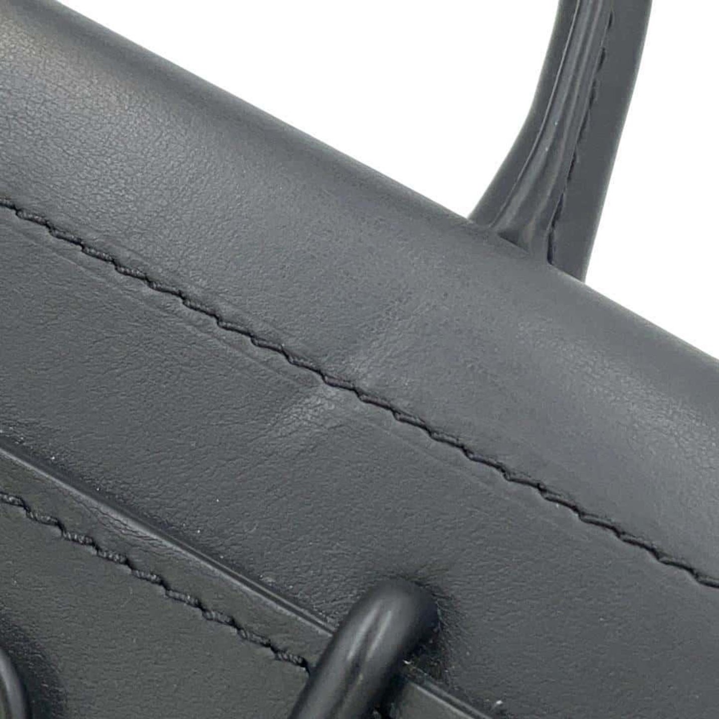 Louis Vuitton Black Leather Steamer