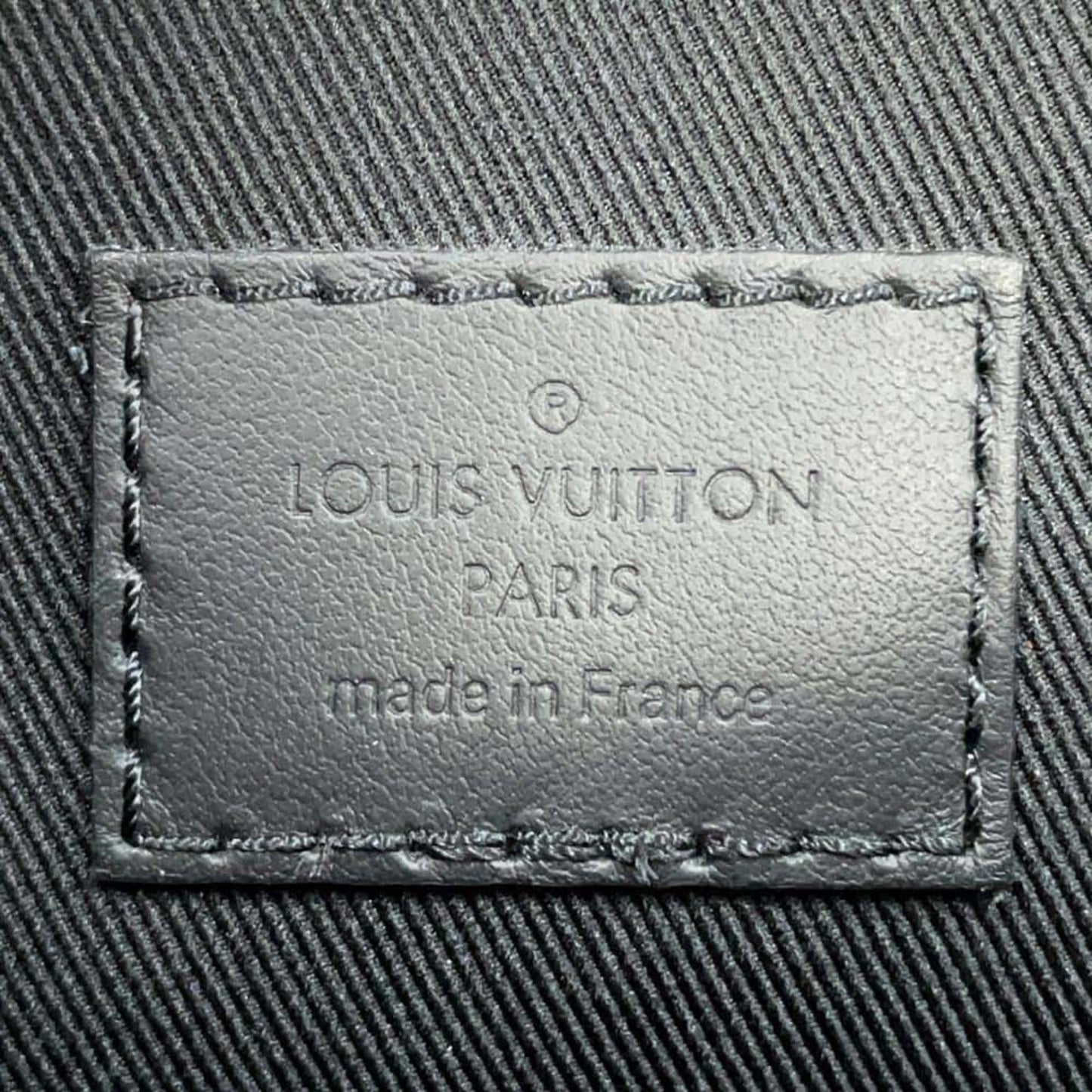 Louis Vuitton Black Leather Steamer