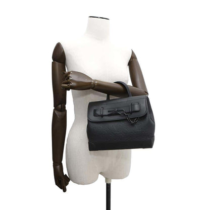 Louis Vuitton Black Leather Steamer