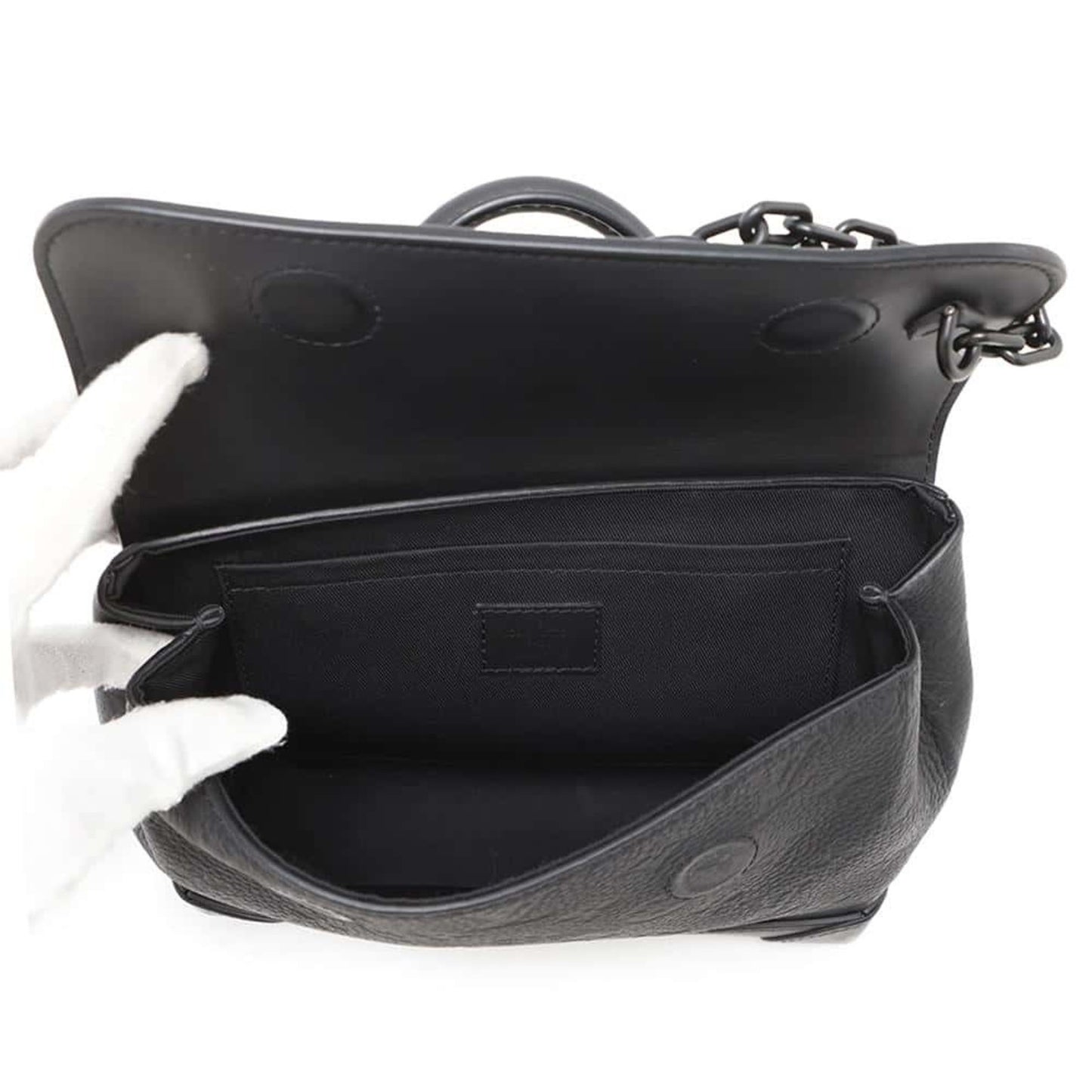 Louis Vuitton Black Leather Steamer