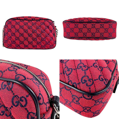 Gucci Red Canvas Marmont