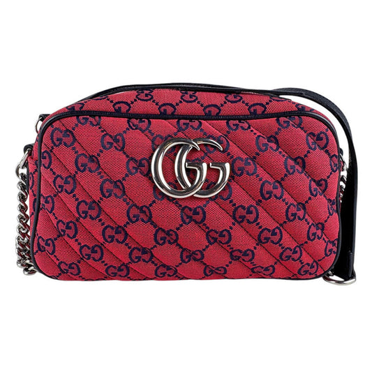 Gucci Red Canvas Marmont