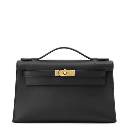 Hermès Black Leather Kelly