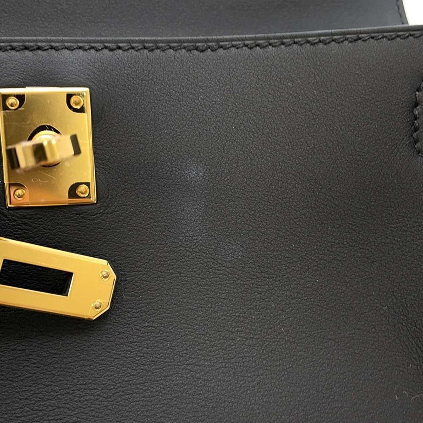 Hermès Black Leather Kelly