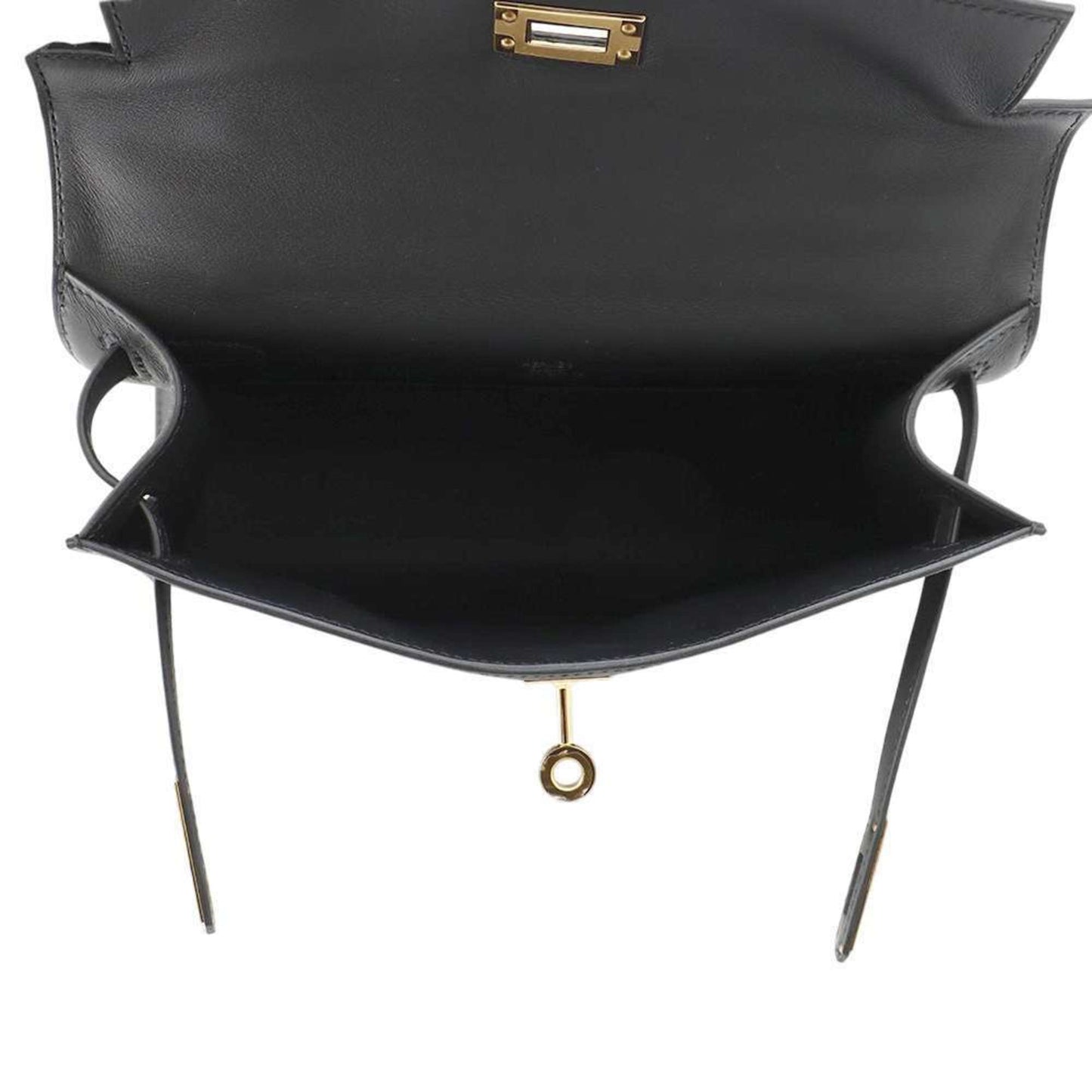 Hermès Black Leather Kelly