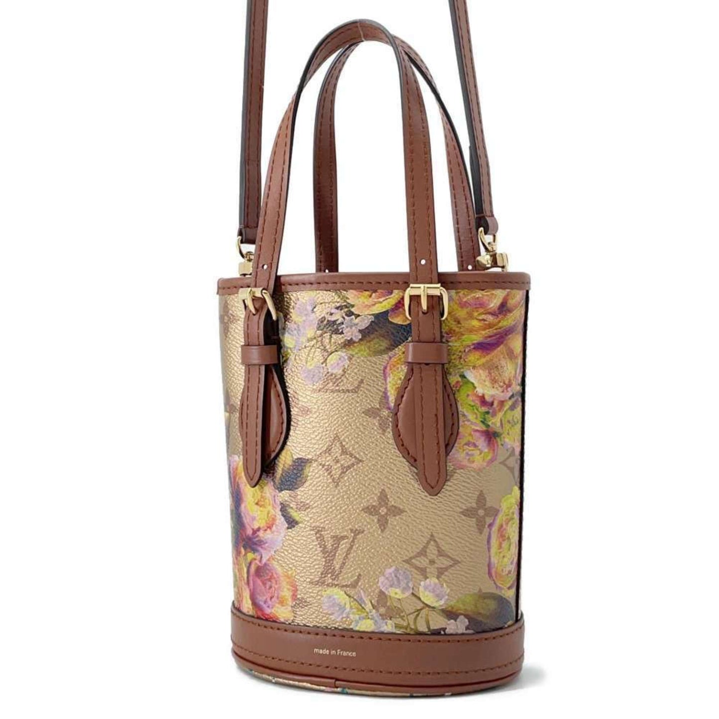 Louis Vuitton Gold Canvas Bucket