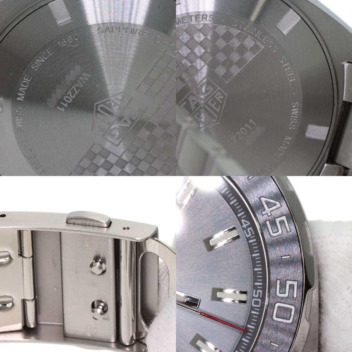 Tag Heuer Silver Steel Formula 1