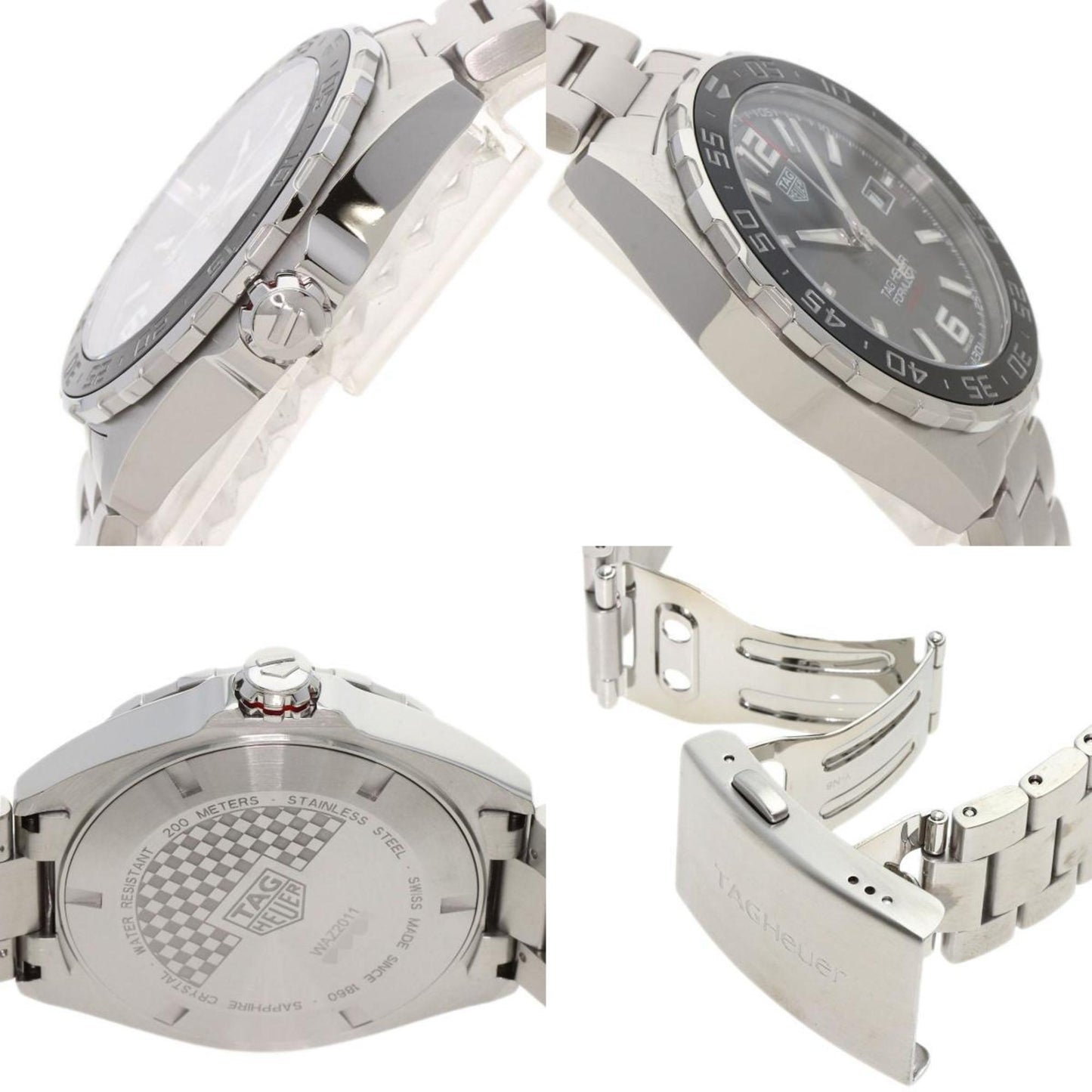 Tag Heuer Silver Steel Formula 1