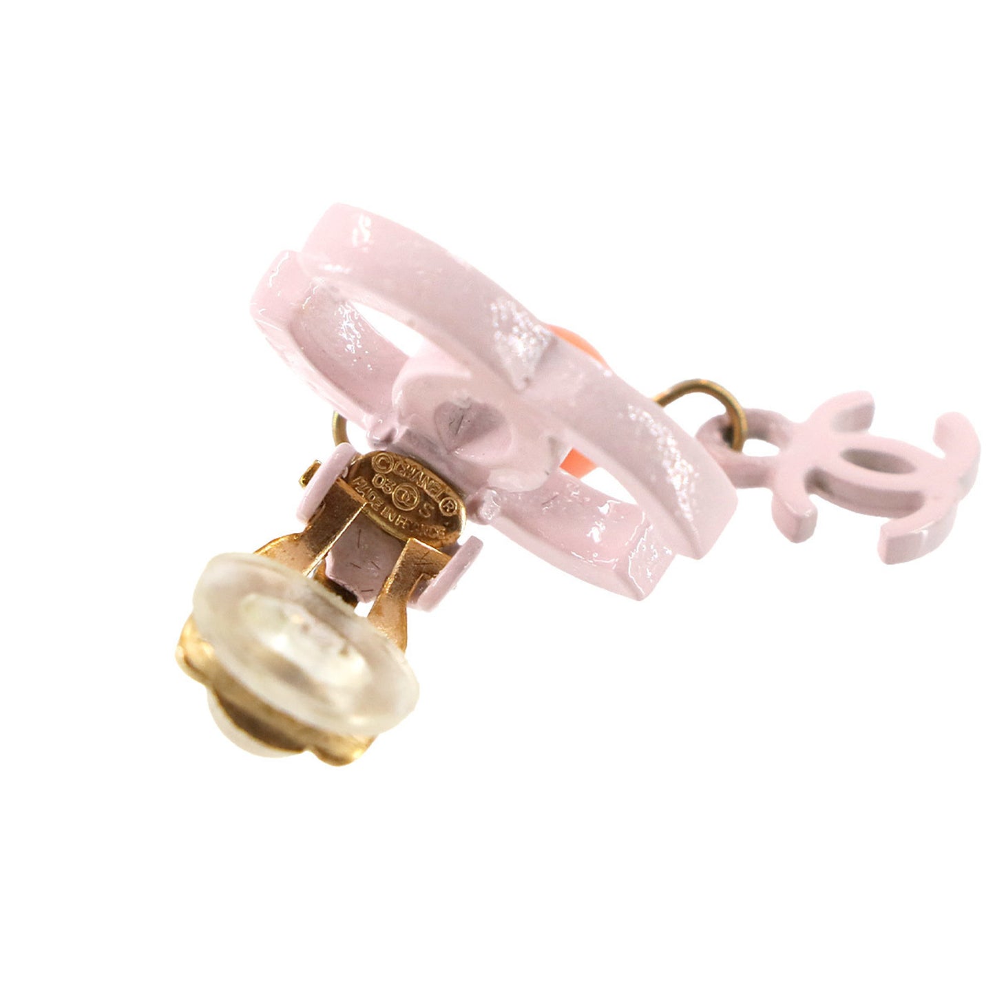 Chanel Pink Plastic Coco Mark