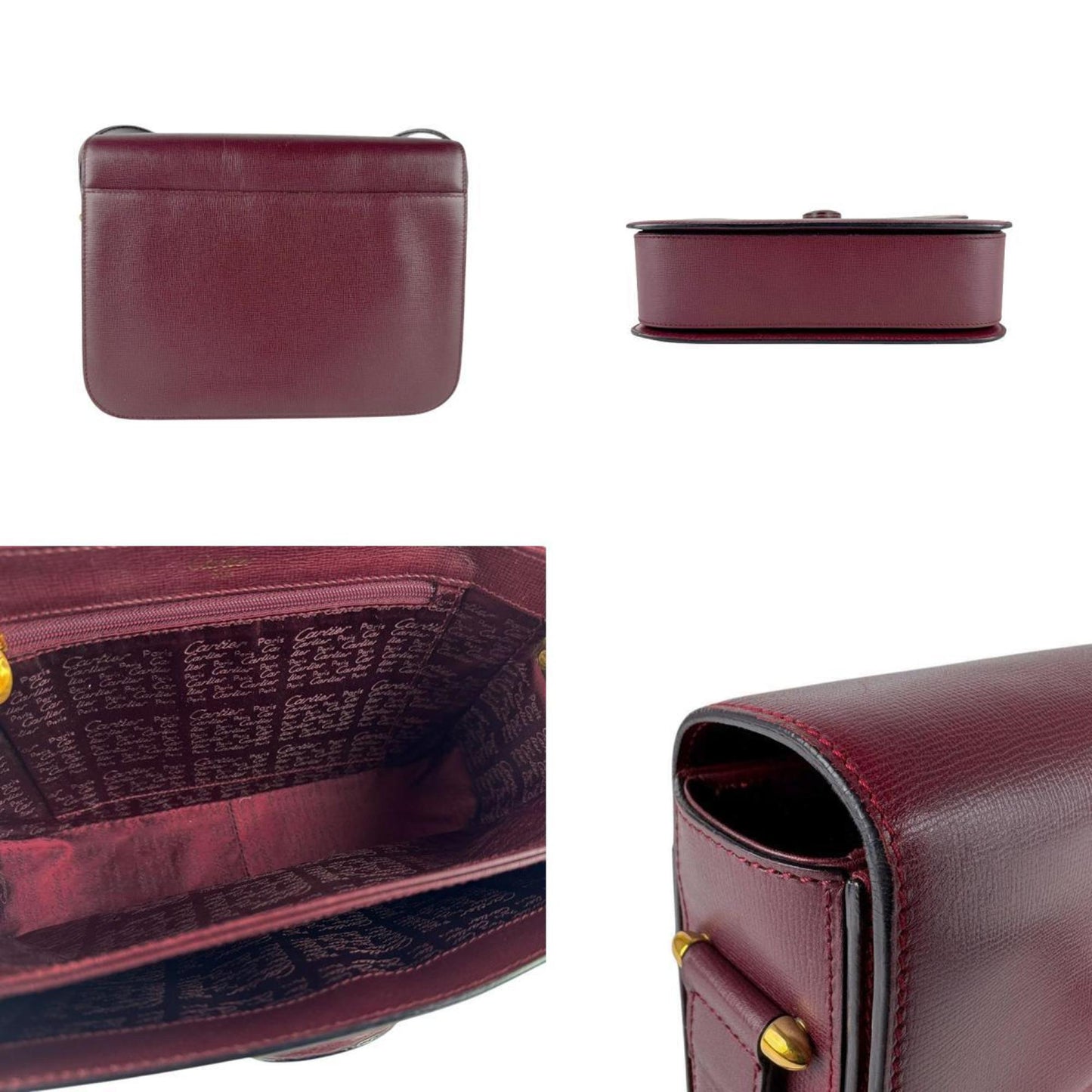 Cartier Red Leather Must De Cartier