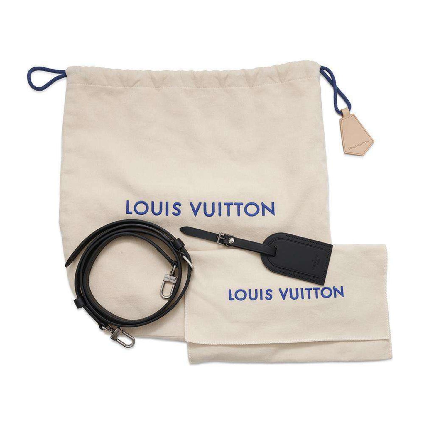 Louis Vuitton Black Canvas Trunk