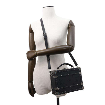 Louis Vuitton Black Canvas Trunk