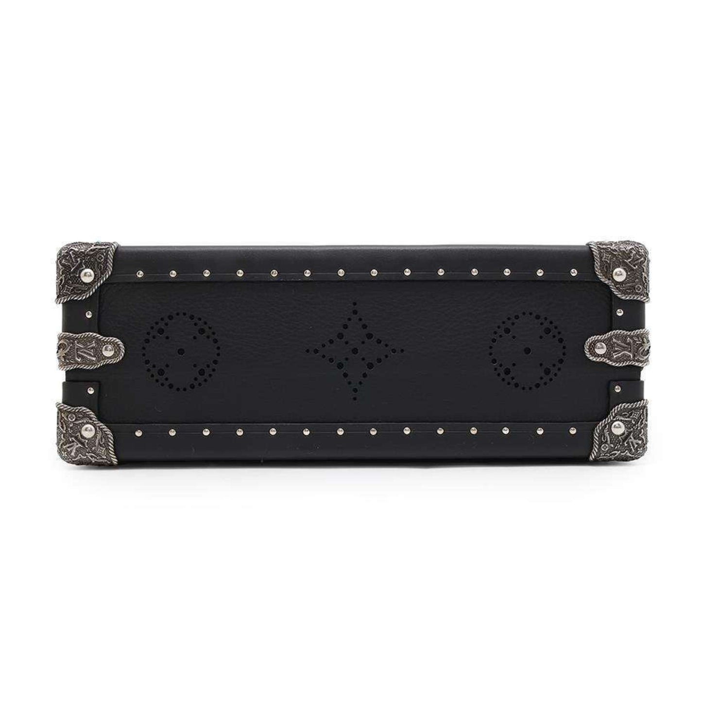 Louis Vuitton Black Canvas Trunk