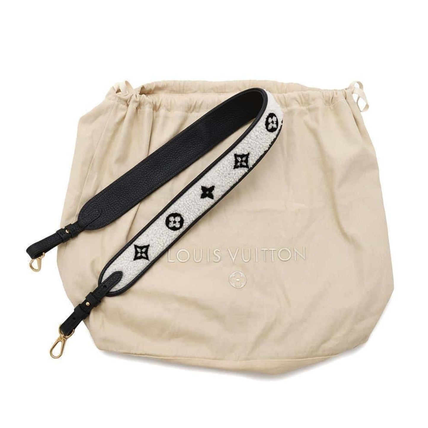 Louis Vuitton Black Leather Capucines